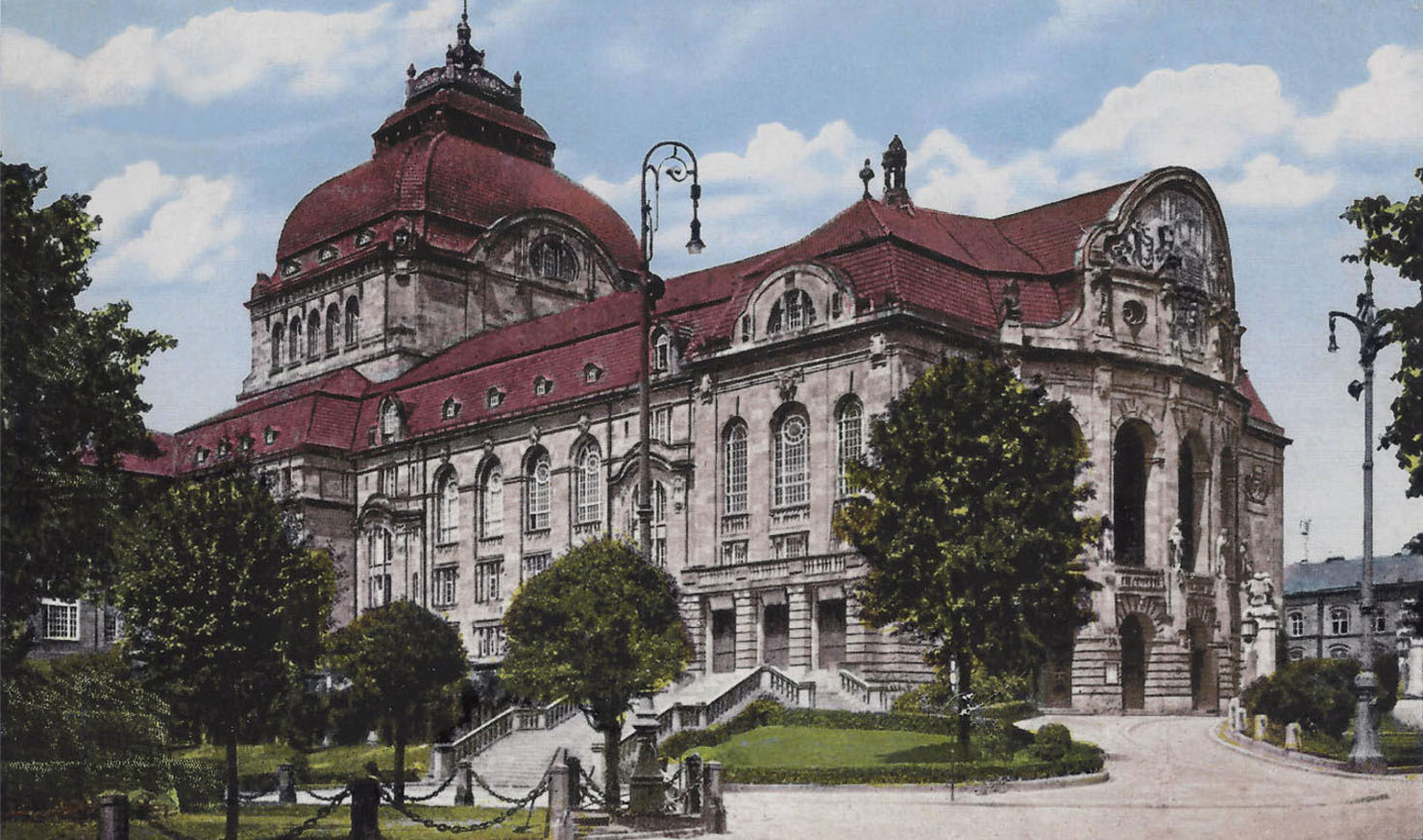 STADTBILD<br>Vor der Zerstörung<br>Stadttheater Freiburg um 1920